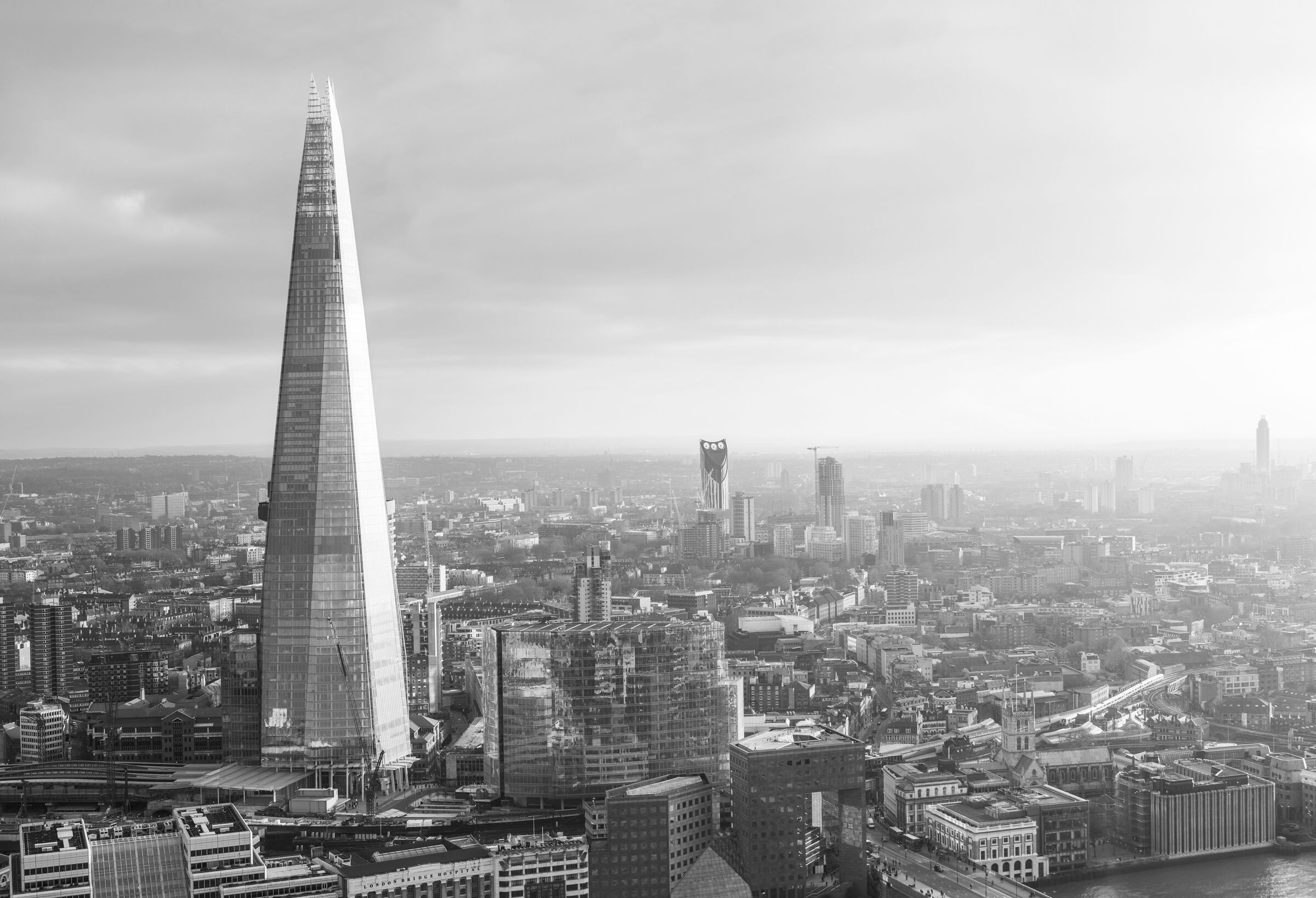 The Shard rising over London